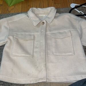 Cream coat, size M/L